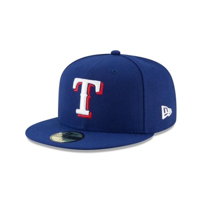 Texas Rangers Gorra | New Era MLB Authentic Collection 59fifty Fitted Cap Mexico - Azules